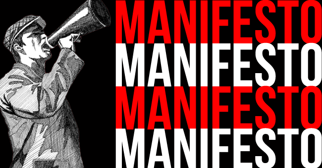 Company manifesto in content marketing