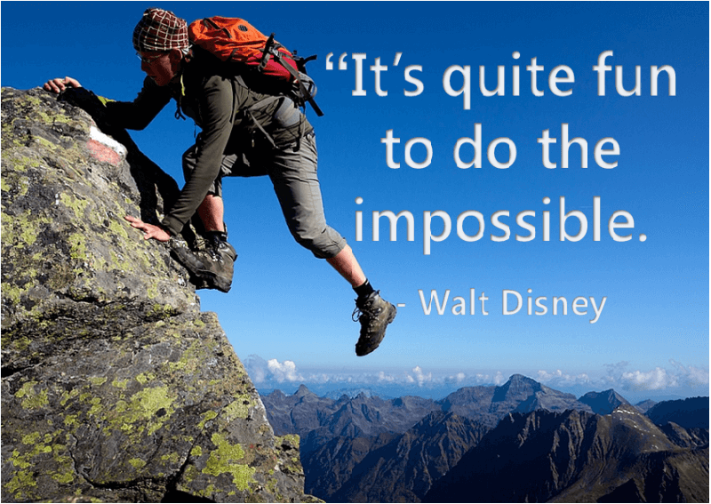 it's fun to do the impossible