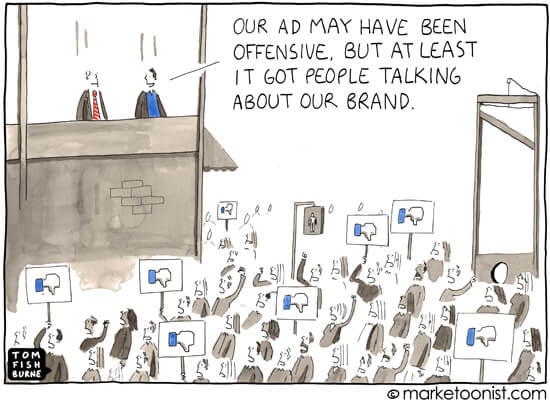 Content marketing mistakes controversy