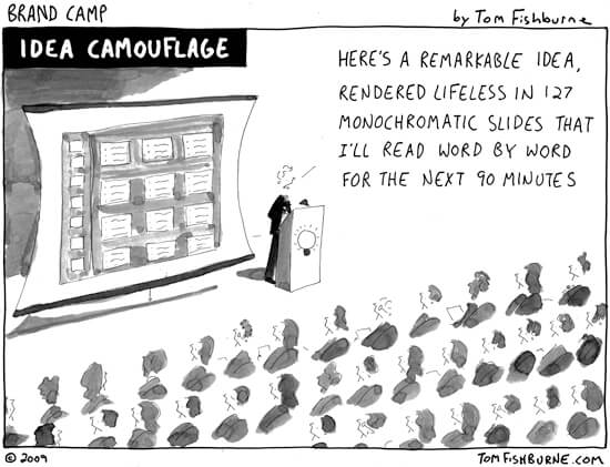Content marketing mistakes failing to be pithy