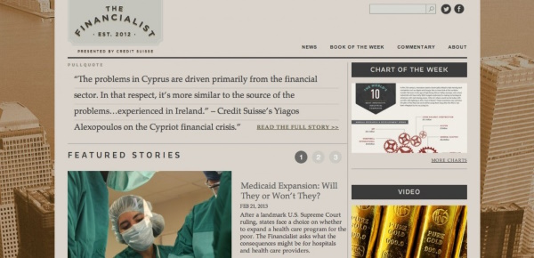 Content strategy financialist