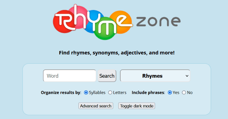 RhymeZone