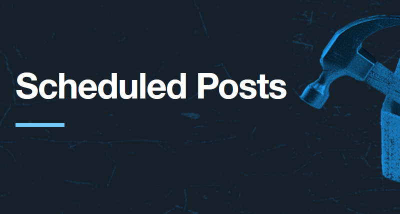 Twitter Scheduling
