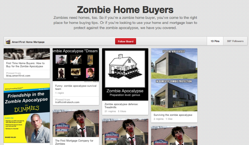 Zombie Pinboard
