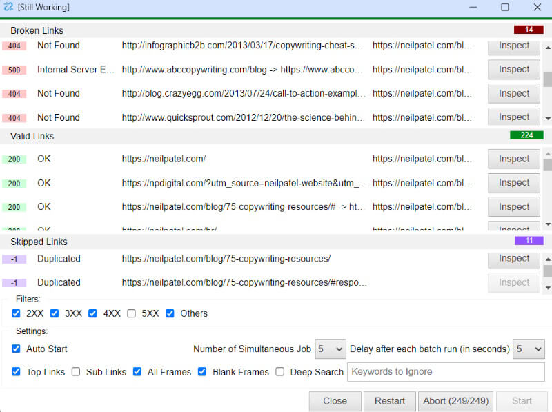 NeilPatel broken links