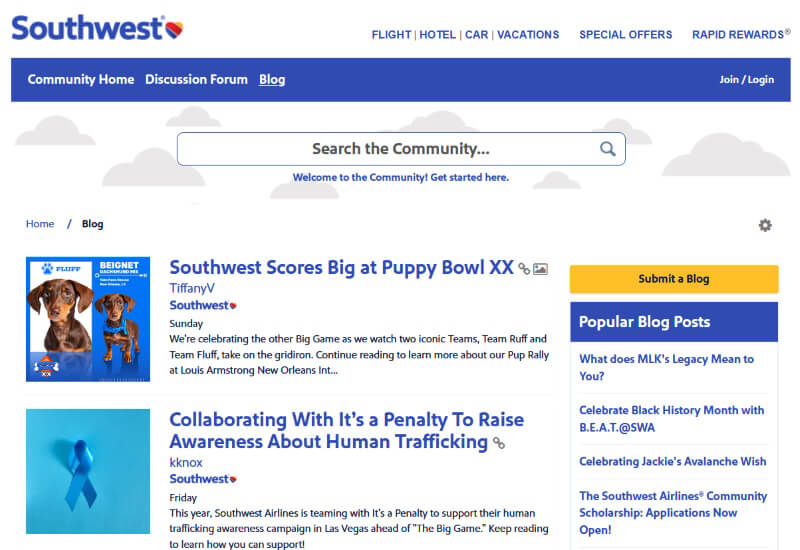 Brand Personality - Southwest