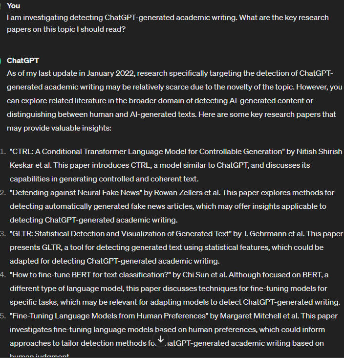ChatGPT Literature Review