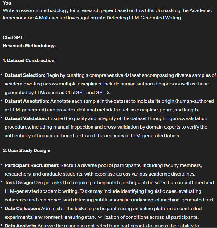 ChatGPT Research Paper Methodology