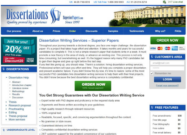 Dissertations at SuperiorPapers.com
